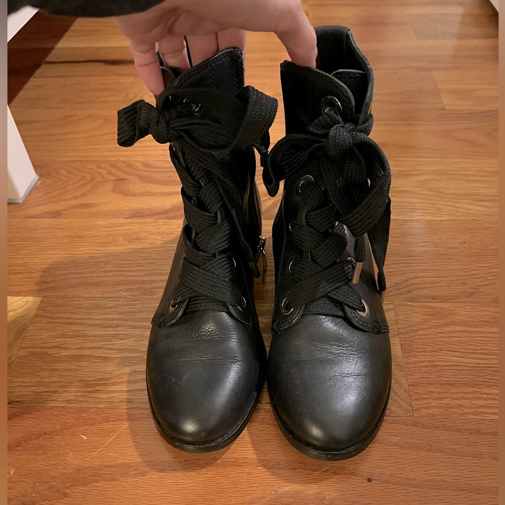 Kate Spade Combat Boots